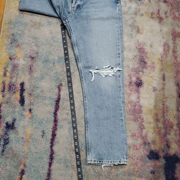 Agolde Riley Jeans in Light Wash Size 26 or 2 - Picture 16 of 16